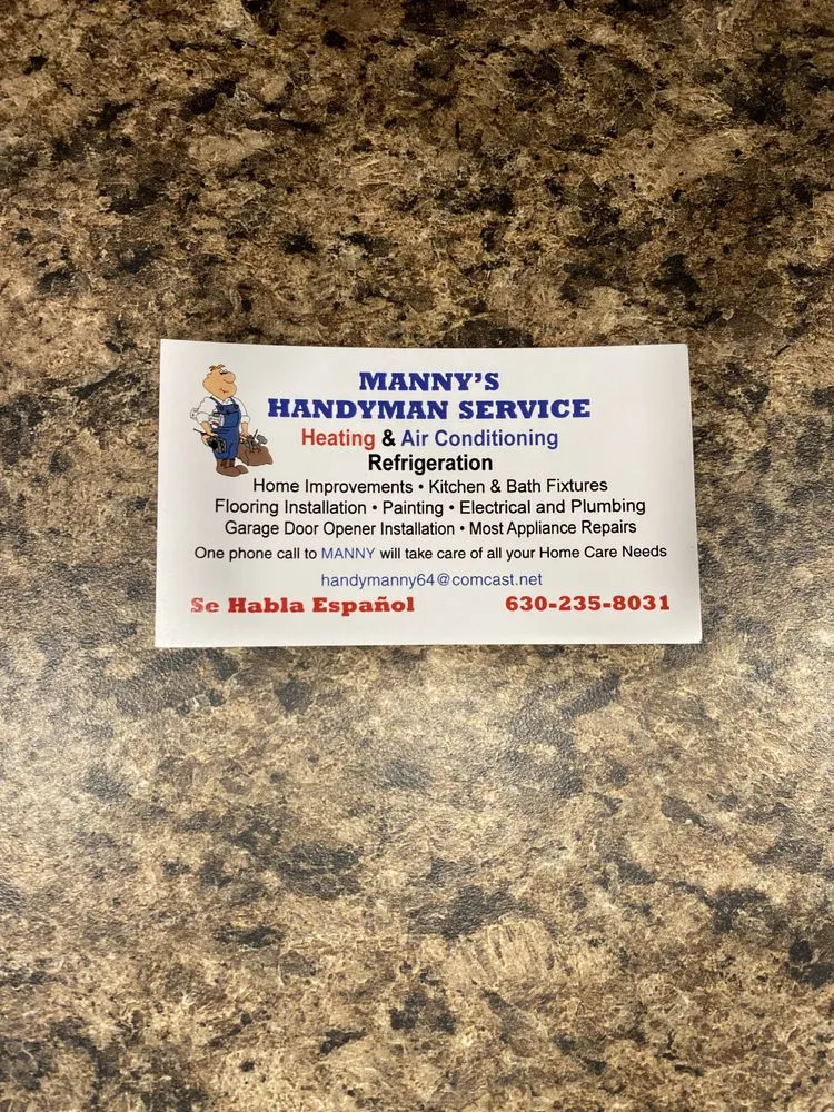 Slide of Manny's Handyman Service