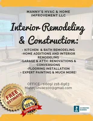 Manny’s HVAC Home Improvement Logo