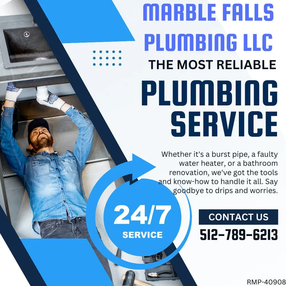 Quality drain cleaning in Spicewood, TX by Marble Falls Plumbing