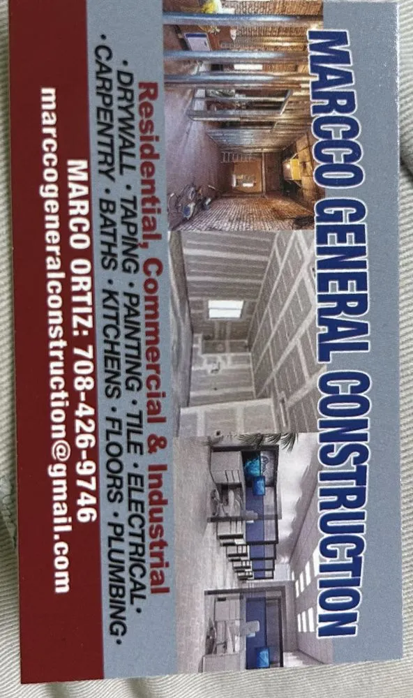 Slide of Marcco general contrucction