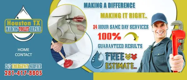 Marcos Toilet Repair Logo