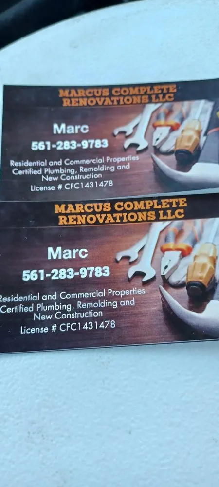Slide of Marcus Complete Renovation