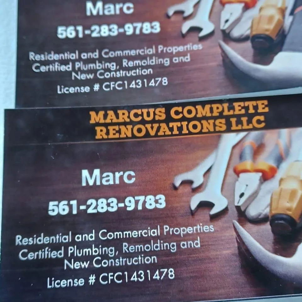 Quality plumbing repair in West Palm Beach, FL by Marcus Complete Renovation