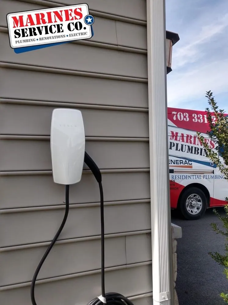 Slide of Marines Service