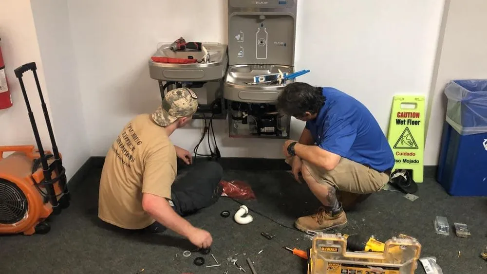 Emergency water heater service in Fairfax, VA by Marines Service