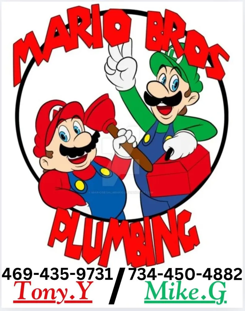 Slide of Mario Bros Plumbing
