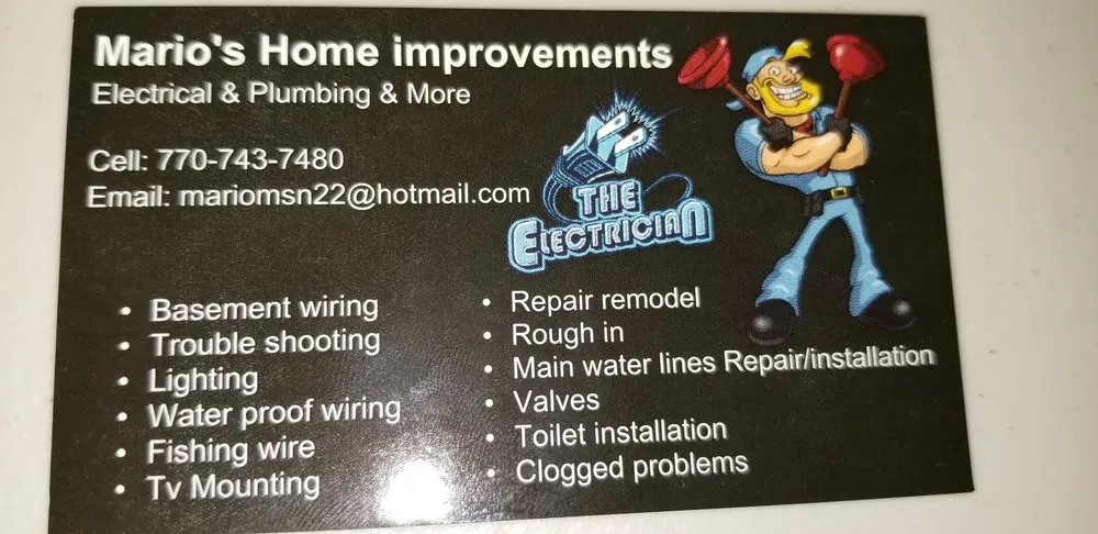 Slide of Mario's Home Improvements