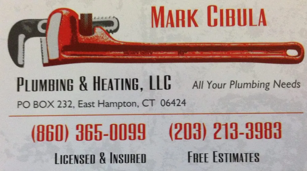 Slide of Mark Cibula Plumbing & Heating