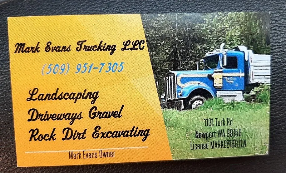 Slide of Mark Evans Trucking