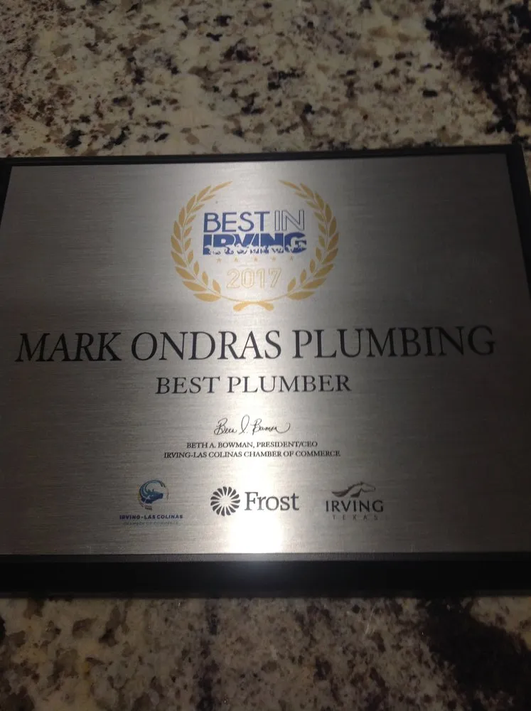 Slide of Mark Ondras Plumbing