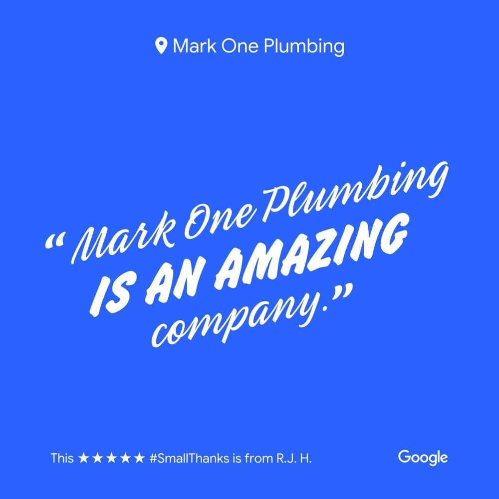 Slide of Mark One Plumbing