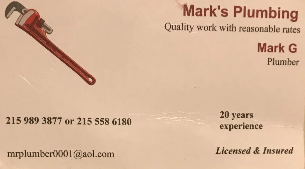 Slide of Mark's Plumbing