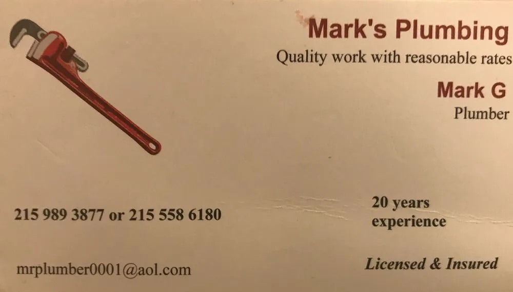 Slide of Mark's Plumbing