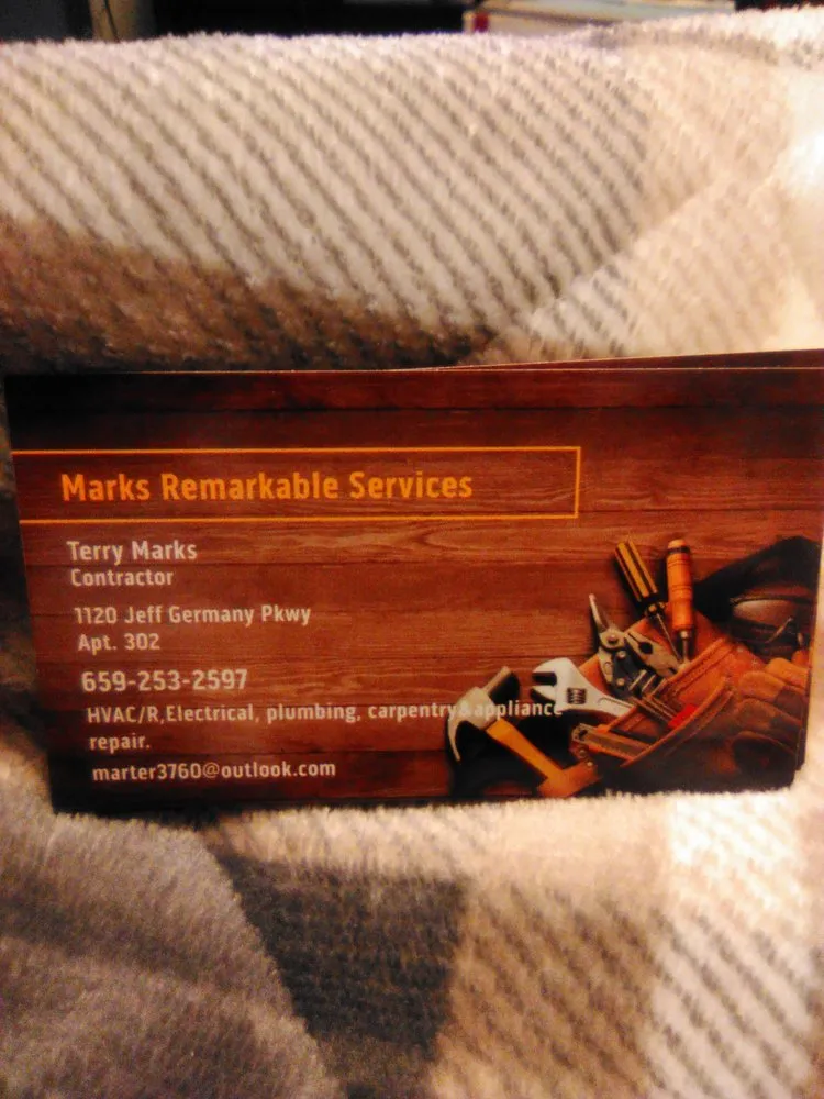 Slide of Marks Remarkable Services