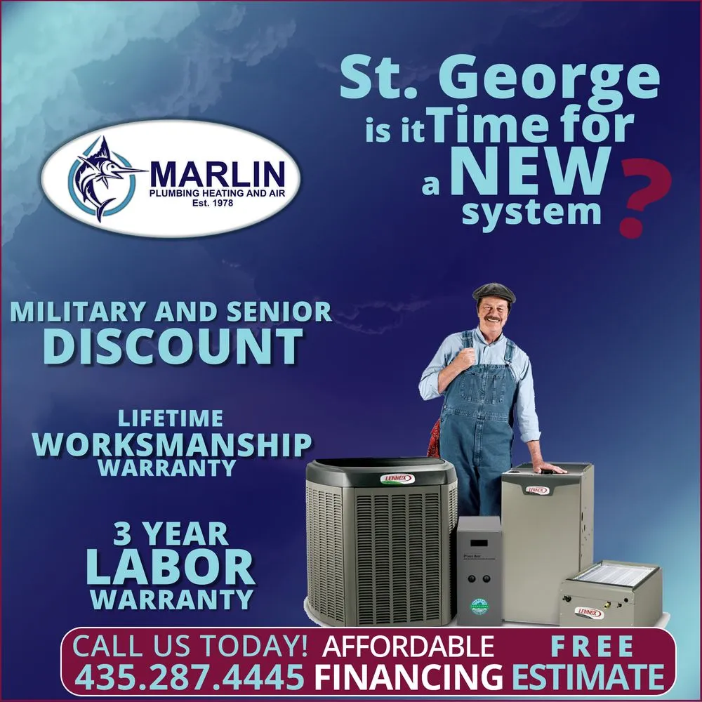 Top-rated pipe repair service in St. George, UT - Marlin Plumbing Heating and Air