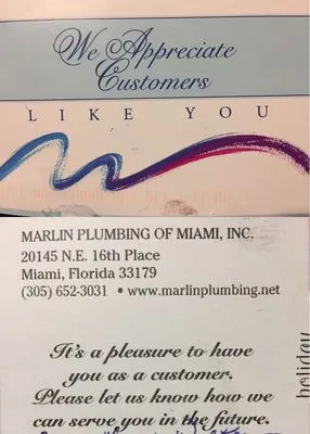 Marlin Plumbing Logo