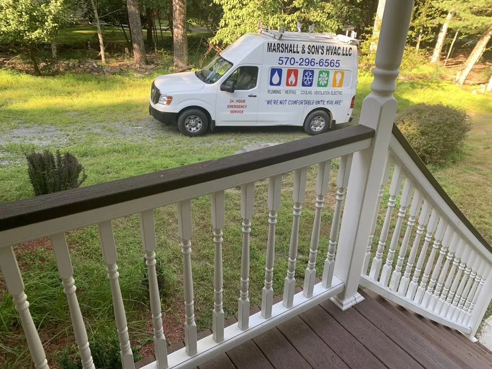 Slide of Marshall and sons services