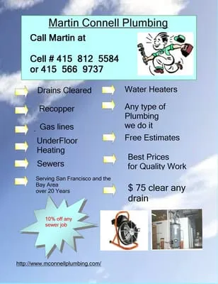 Martin Connell Plumbing Logo