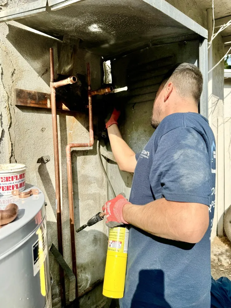 Expert water heater service for homes in Whittier, CA by Martin's Repipe and Plumbing