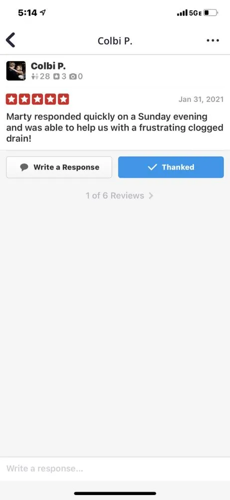 Slide of Martyman Services