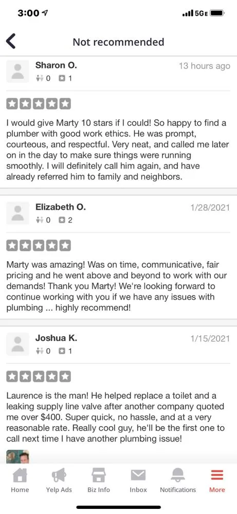 Slide of Martyman Services