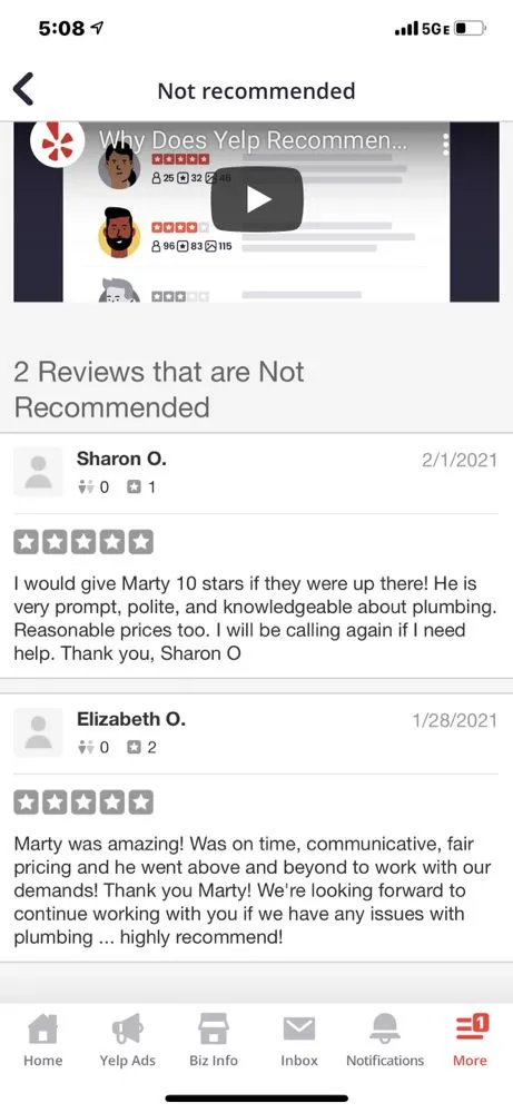 Slide of Martyman Services