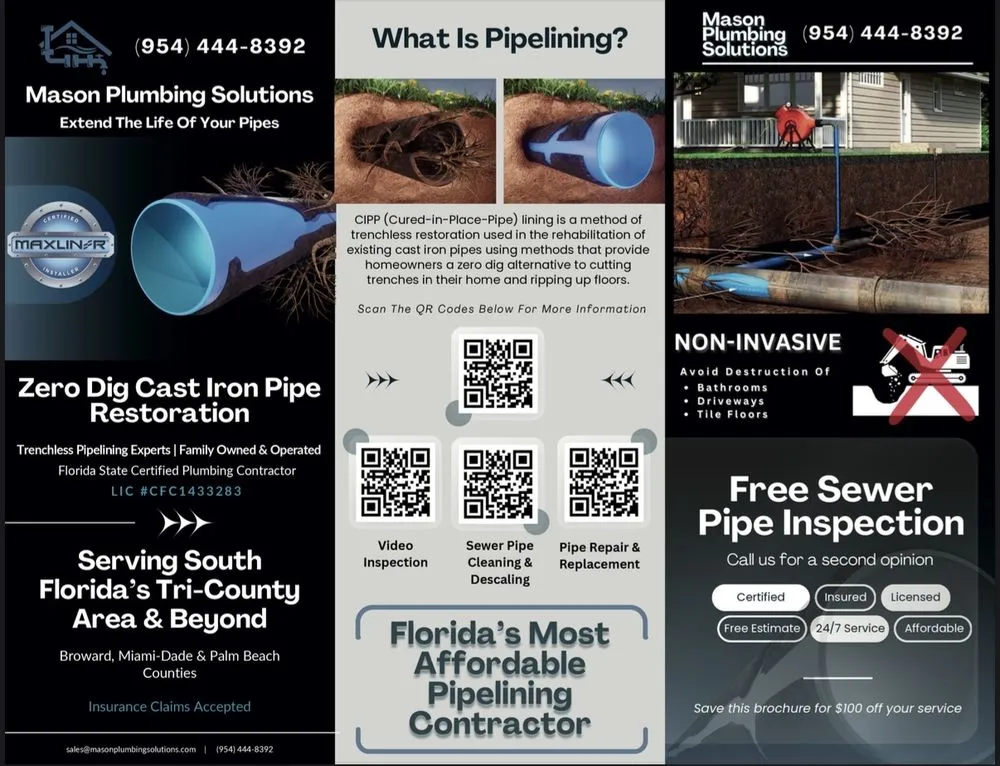 Slide of Mason Plumbing Solutions