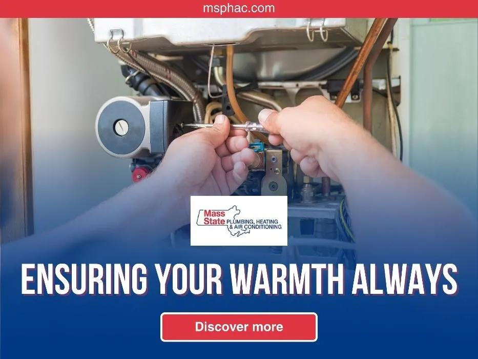 Reliable water heater service for homes in Hanson, MA by Mass State Plumbing Heating And AC