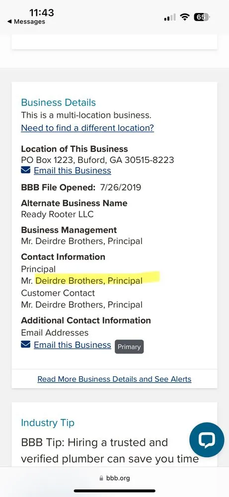 Slide of Master Plumbers & Drain