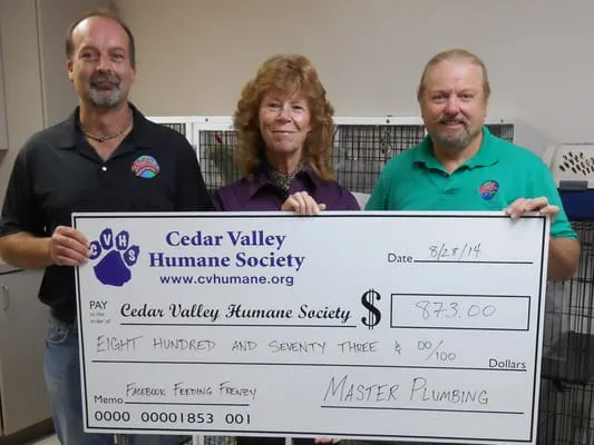 Master Plumbing, Heating, & Cooling Logo