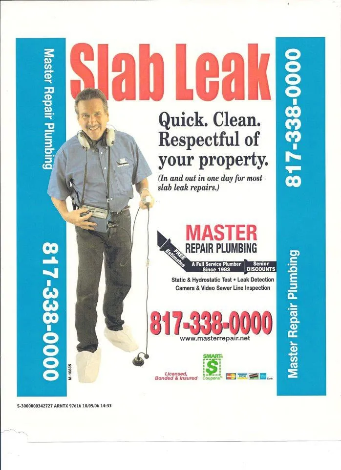 Slide of Master Repair Plumbing