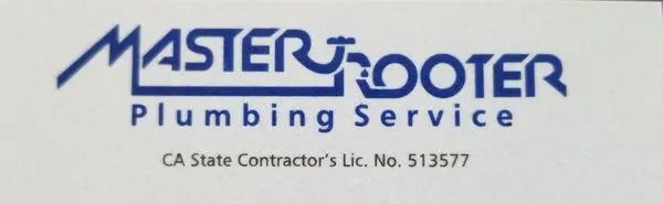 Master Rooter Plumbing Service Logo
