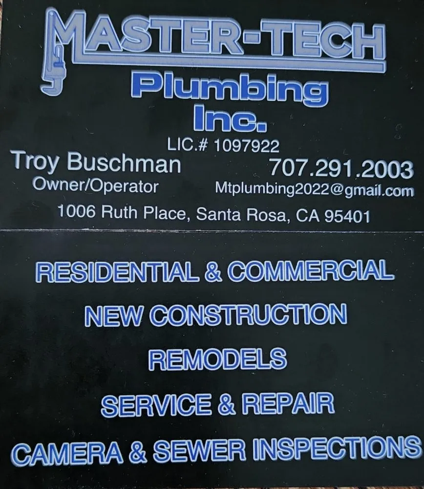Slide of Master-Tech Plumbing