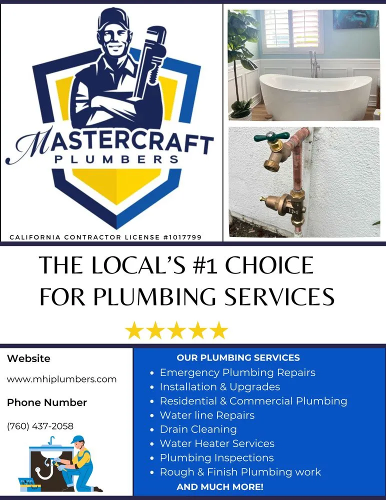 Quality leak detection service in Carlsbad, CA - MasterCraft Plumbers