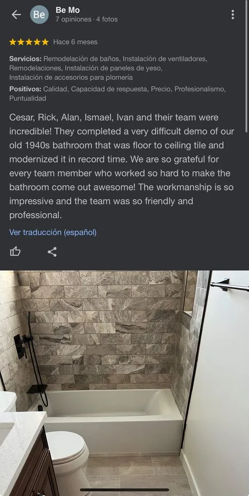 Slide of Masterix Handyman Services