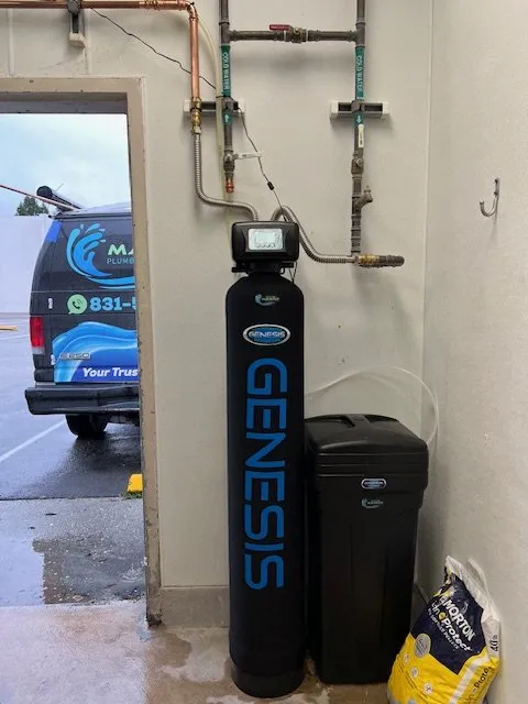 Slide of Maverick Plumbing Technicians