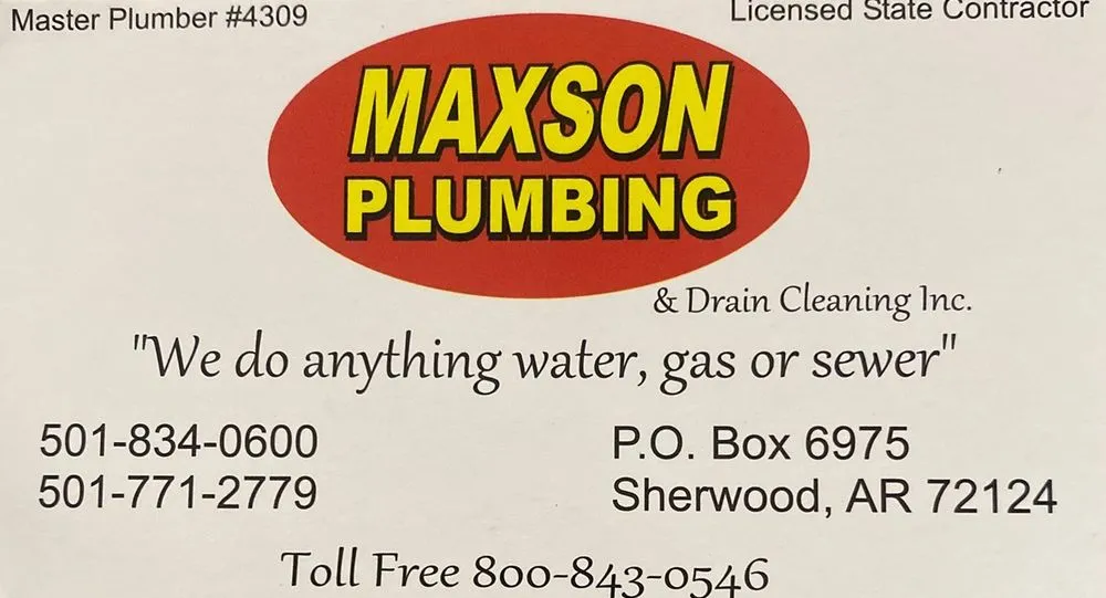 Slide of Maxson Plumbing and Drain Cleaning