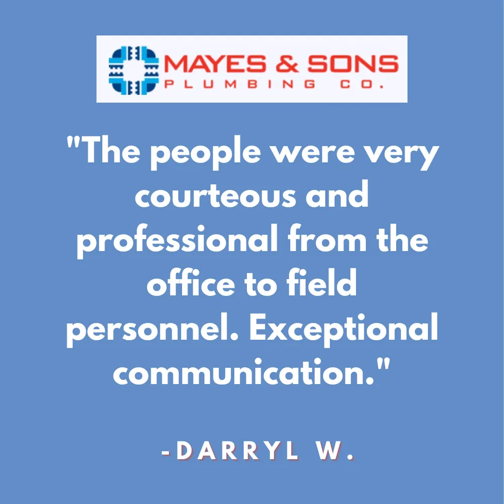 Slide of Mayes & Sons Plumbing