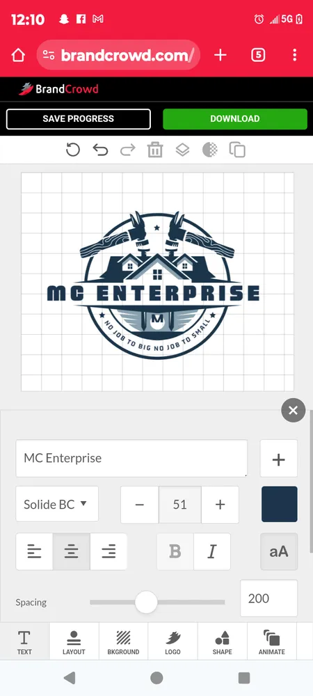 Slide of Mc Enterprise