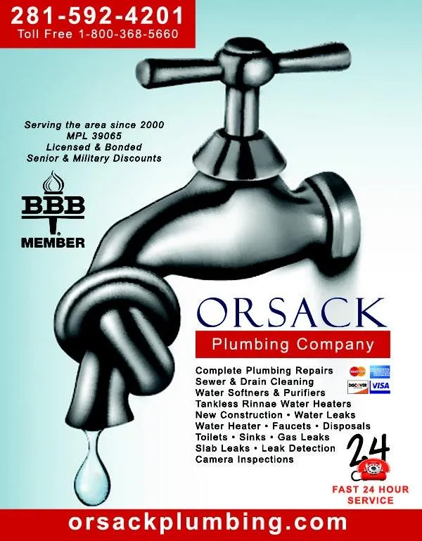 Slide of M&C Orsack Plumbing