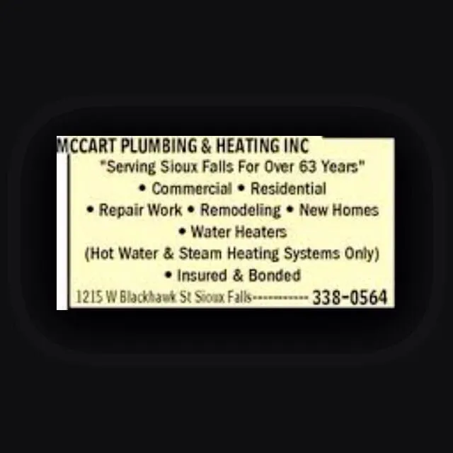 Slide of McCart Plumbing And Heating