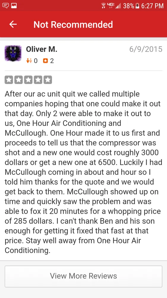 Affordable emergency plumbing service in Niceville, FL - McCullough Air Conditioning, Plumbing & Electrical