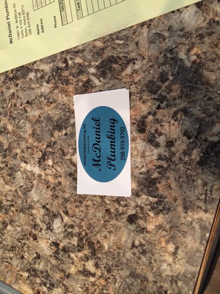 Slide of McDaniel Plumbing