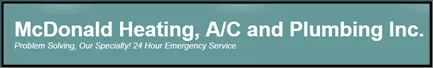 Emergency plumbing repair experts serving Auburn, MA - McDonald Heating, Air Conditioning and Plumbing