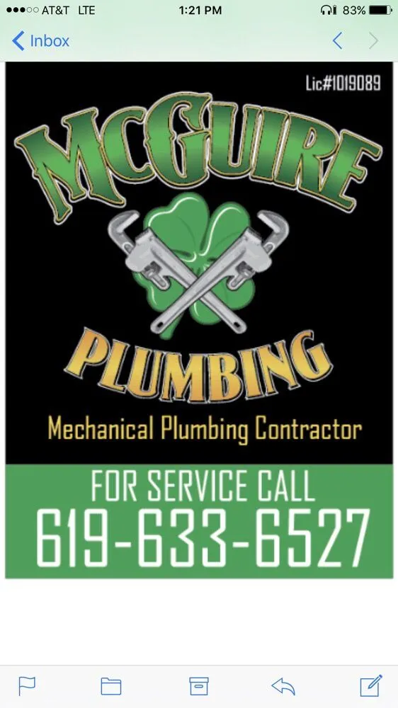 Slide of McGuire Plumbing