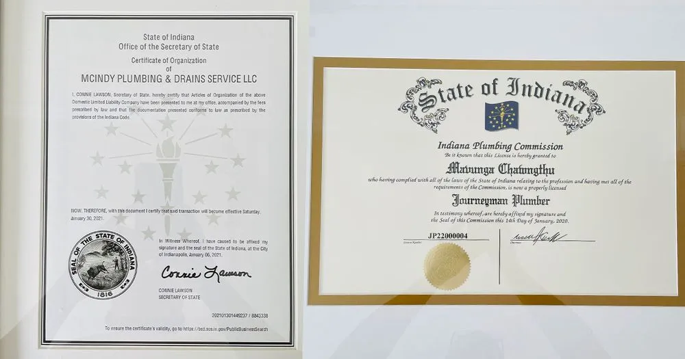 Slide of McIndy Plumbing & Drains Service