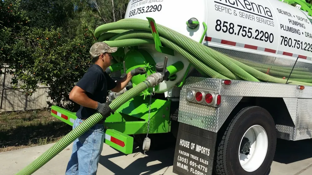 Professional drain cleaning for homes in San Marcos, CA by McKenna Septic & Sewer Services