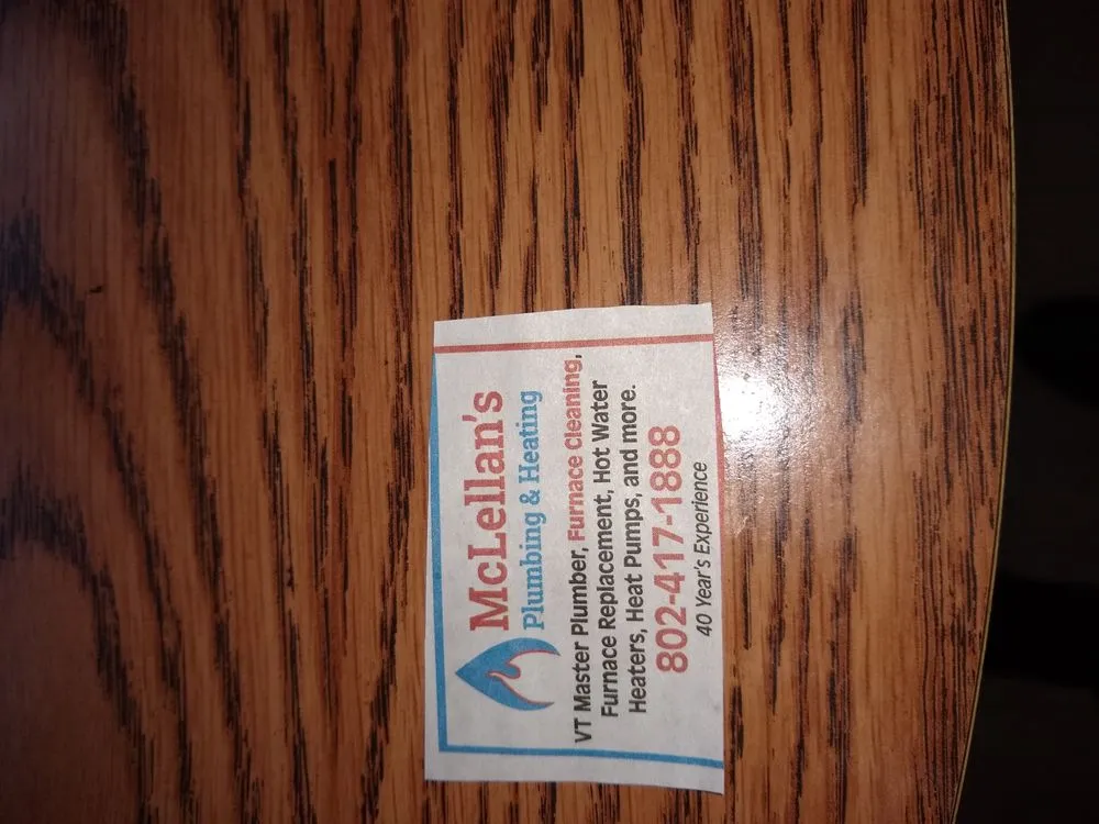 Slide of Mclellan plumbing & heating