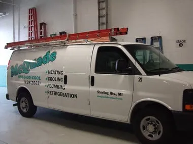 Quality water heater service in Sterling Heights, MI by McQuade Heating & Cooling Plumbing & Refrigeration