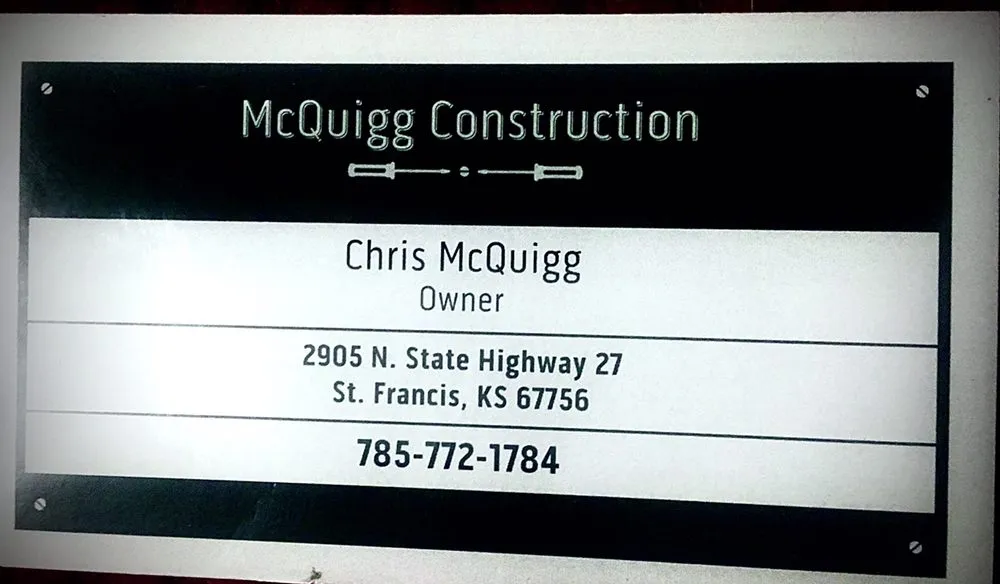 Slide of McQuigg Construction